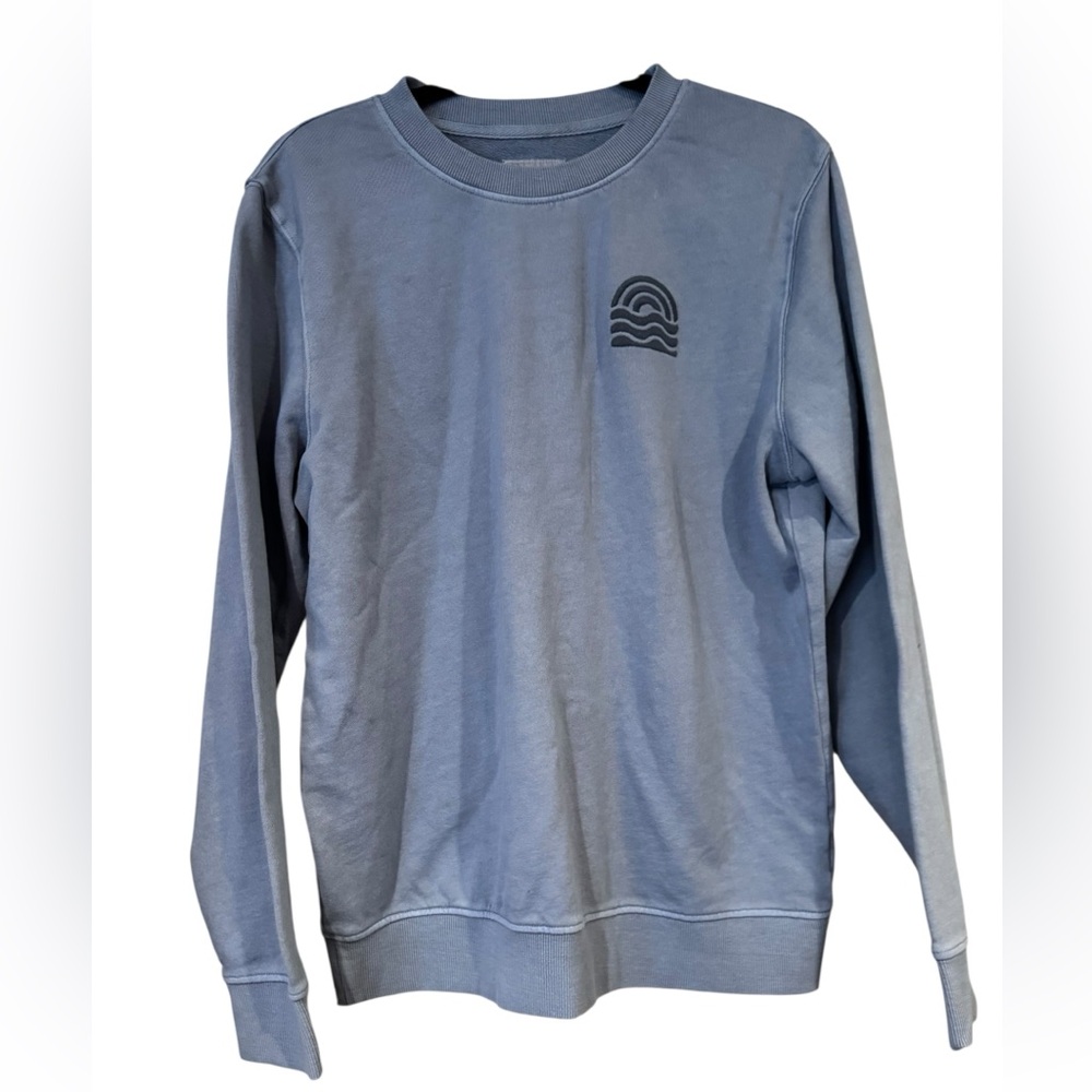 Goodfellow & Co Light Blue Crew Neck Sweatshirt